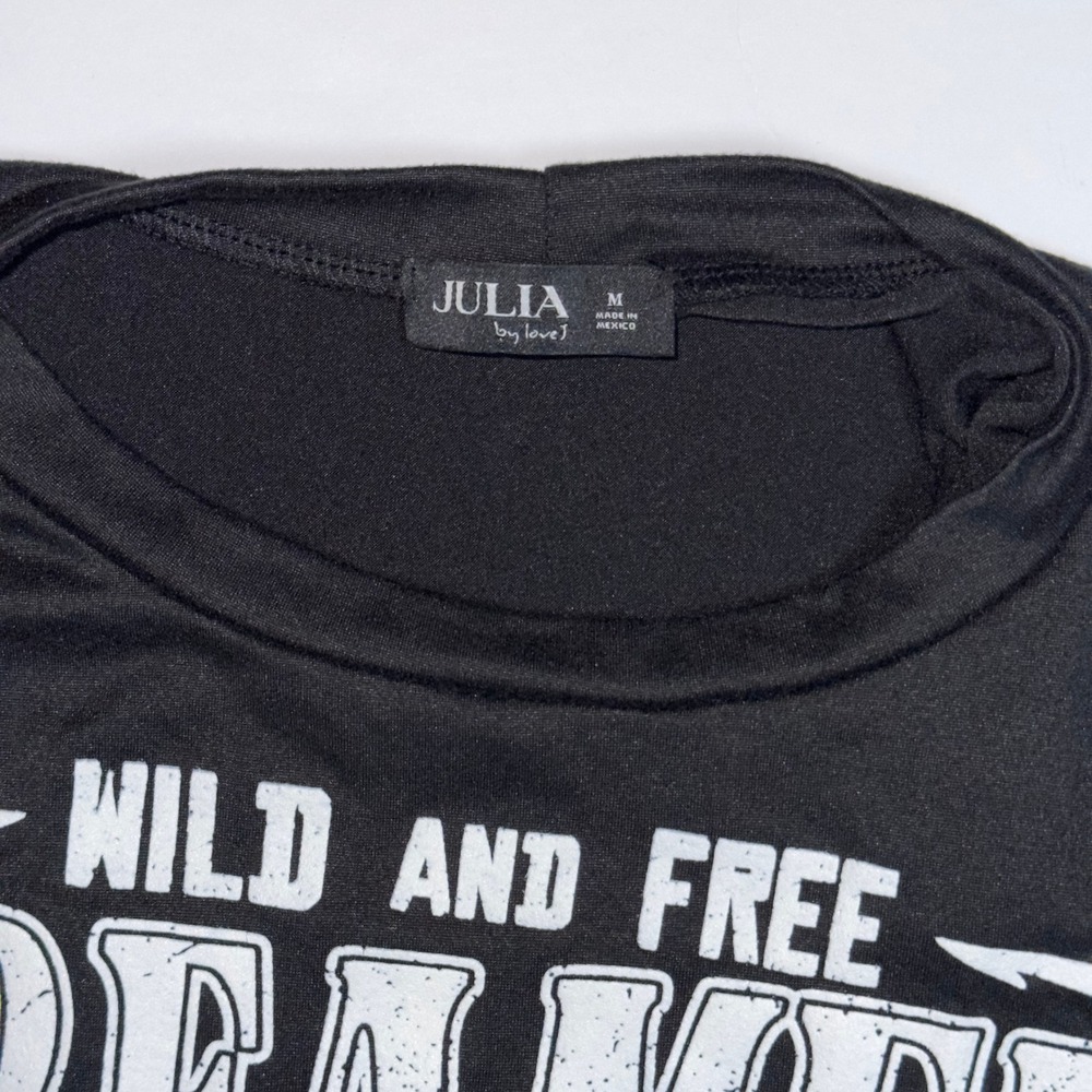 Julia By Love J Wild And Free Dreamer Bikercore Festival Rave Fringed Top Size M - Picture 4 of 7